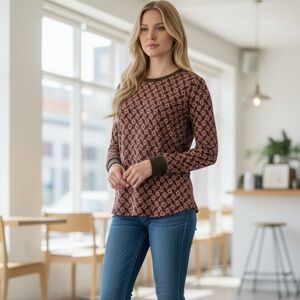 NWT Cabela’s Women Long Sleeve Pullover Shirt topXL Regular Casual Outdoor Layer